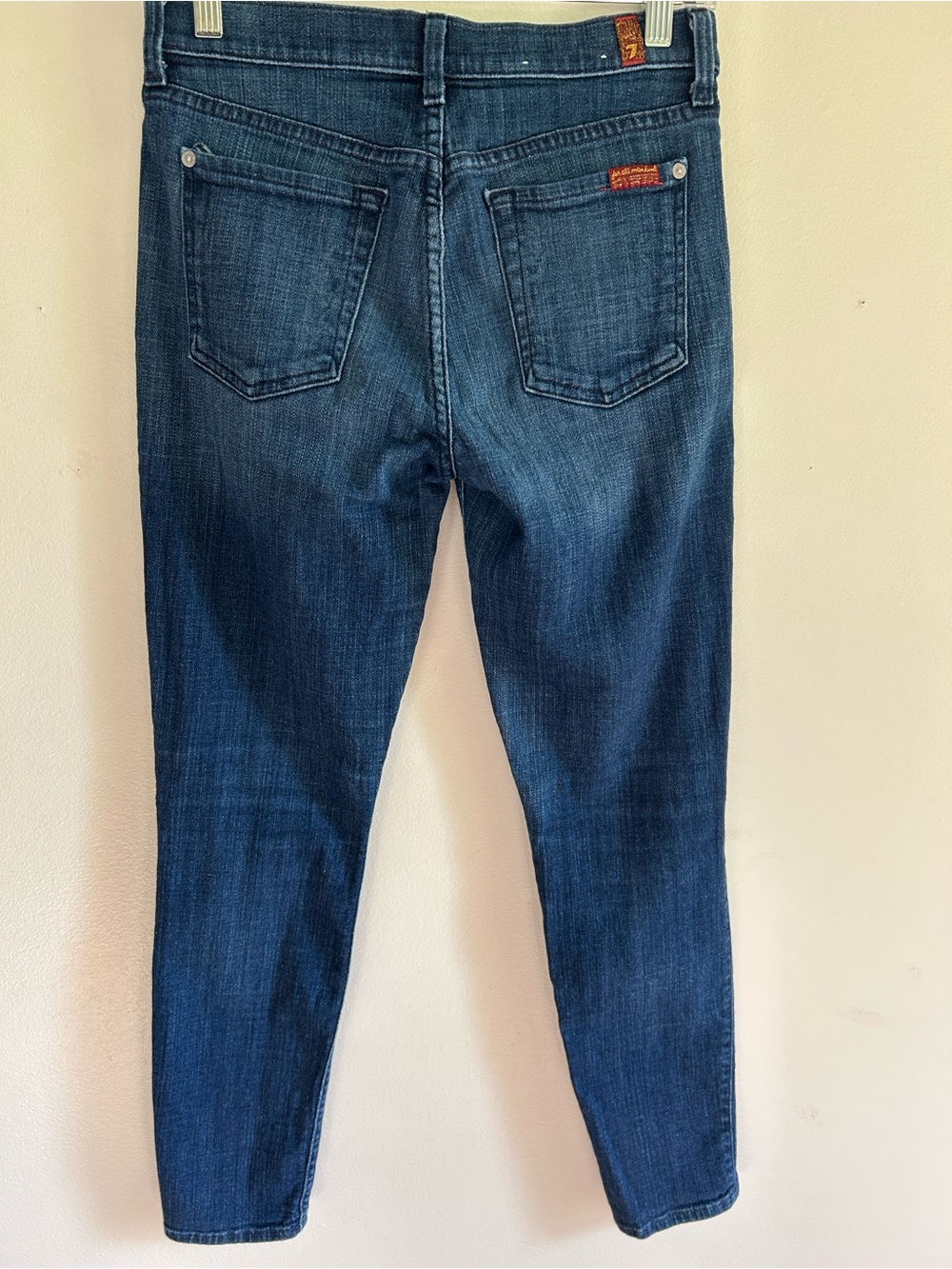 Seven For All Mankind 7Fam The Ankle Skinny Jeans Size 28 - Picture 5 of 10